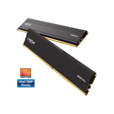 Crucial Pro 64GB (2 x 32GB) DDR5 5600 (PC5 44800) XMP 3.0 & AMD EXPO Ready Desktop Memory Model CP2K32G56C46U5 wholesale Crucial Pro 64GB (2 x 32GB) DDR5 5600 (PC5 44800) XMP 3.0 & AMD EXPO Ready Desktop Memory Model CP2K32G56C46U5 wholesale