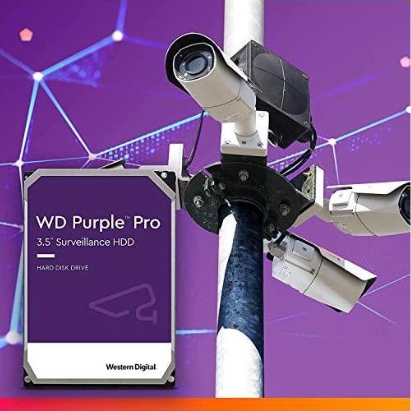 WD Purple 10TB Surveillance Hard Disk Drive - 5400 RPM Class SATA 6Gb/s 256MB Cache 3.5 Inch - WD100PURZ - Image 2