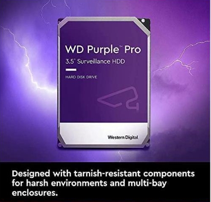 WD Purple 10TB Surveillance Hard Disk Drive - 5400 RPM Class SATA 6Gb/s 256MB Cache 3.5 Inch - WD100PURZ - Image 3