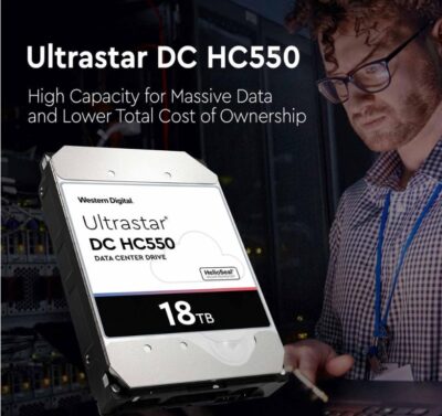 WD Ultrastar DC HC550 18TB Hard Drive 3.5" Internal 512MB SATA 7200 RPM 512E SE NP3 DC HC550 0F38459 (WUH721818ALE6L4) wholesale WD Ultrastar DC HC550 18TB Hard Drive 3.5" Internal 512MB SATA 7200 RPM 512E SE NP3 DC HC550 0F38459 (WUH721818ALE6L4) wholesale