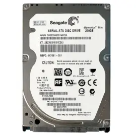 ST250LT003-9YG14C Seagate 250GB 5400RPM SATA 3.0 Gbps 2.5 16MB Cache Momentus Thin Hard Drive