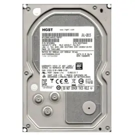 HGST Ultrastar 7K6000 HUS726060ALE610 0F23001 6TB 7200 RPM SATA 3.5" 512E ISE 128MB Cache Enterprise Hard Drive