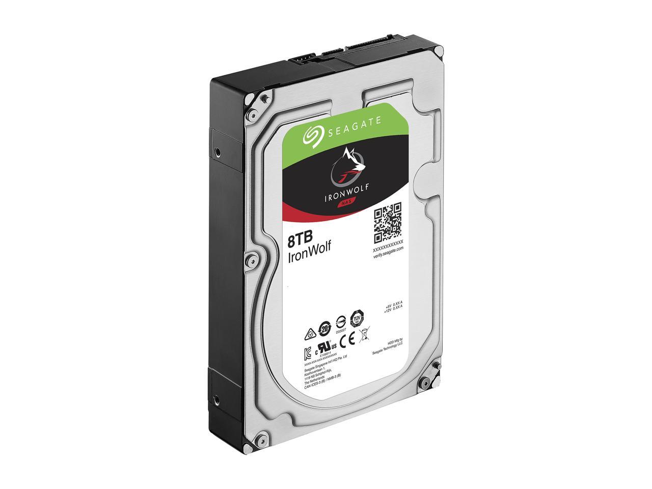 Seagate IronWolf 8TB NAS Hard Drive 7200 RPM 256MB Cache SATA 6.0Gb/s CMR 3.5" Internal HDD for RAID Network Attached Storage ST8000VN0022 - Image 4