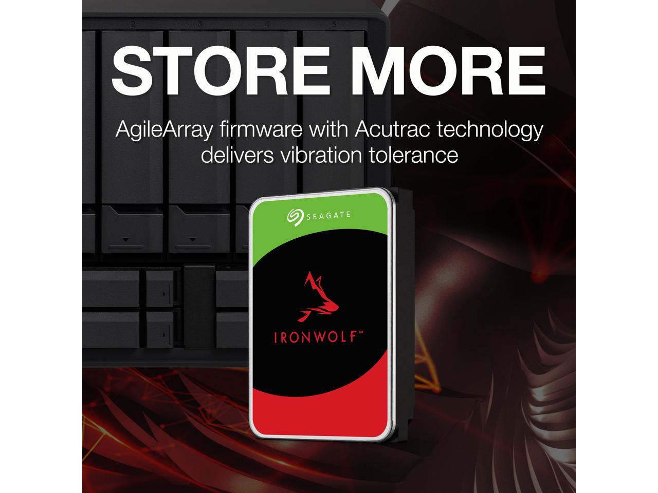 Seagate IronWolf 4TB NAS Hard Drive 5900 RPM 64MB Cache SATA 6.0Gb/s CMR 3.5" Internal HDD for RAID Network Attached Storage ST4000VN008 - Image 4