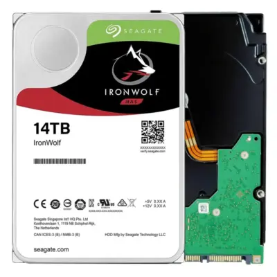 Seagate IronWolf 14TB NAS Hard Drive 7200 RPM 256MB Cache SATA 6.0Gb/s CMR 3.5" Internal HDD for RAID Network Attached Storage ST14000VN0008 wholesale