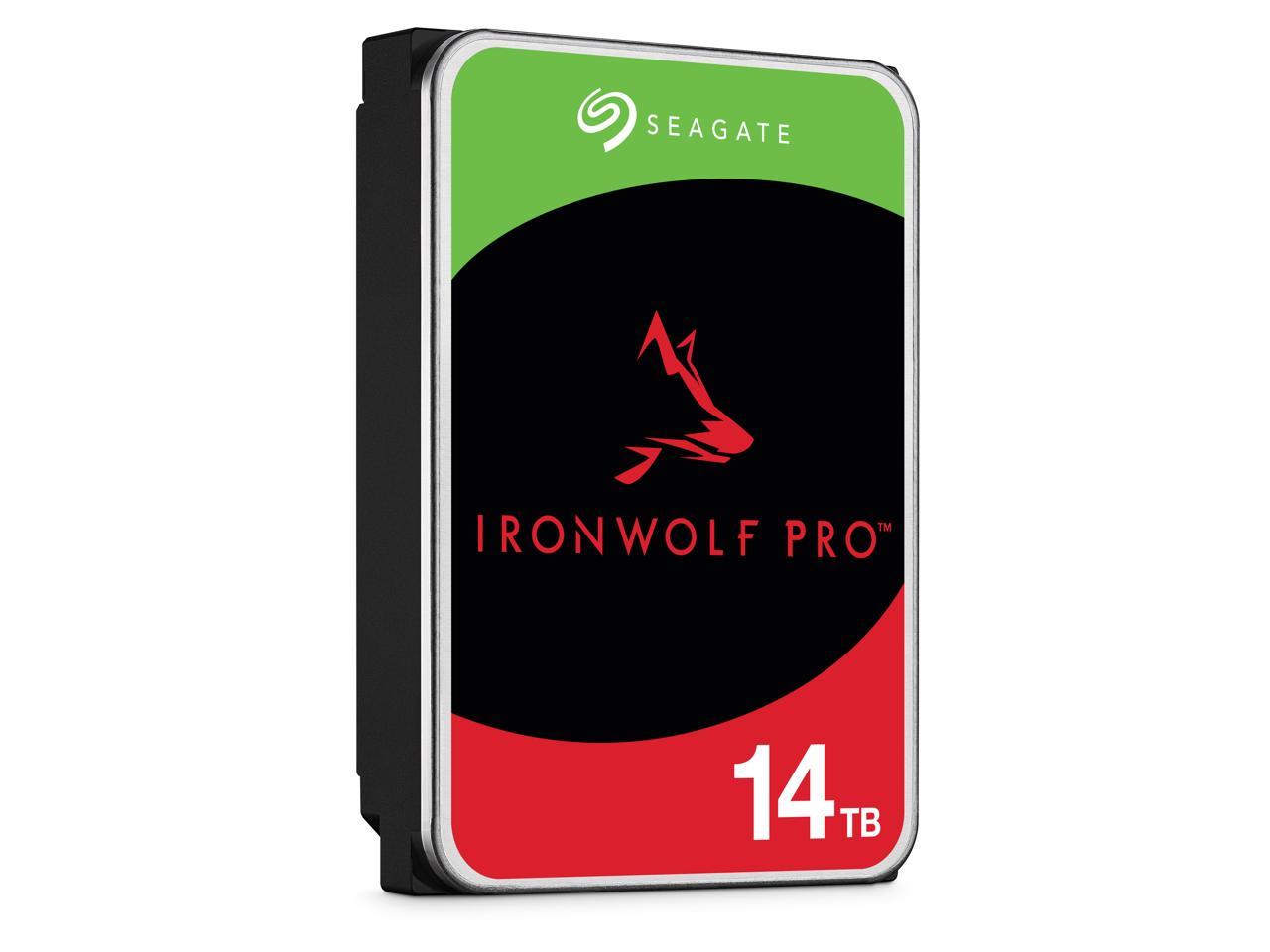 Seagate IronWolf Pro 14TB NAS Hard Drive 7200 RPM 256MB Cache CMR SATA 6.0Gb/s 3.5" Internal HDD ST14000NE0008 - Image 2