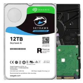 Seagate SkyHawk AI ST12000VE001 12TB 7200 RPM 256MB Cache SATA 6.0Gb/s 3.5" Internal Hard Drive