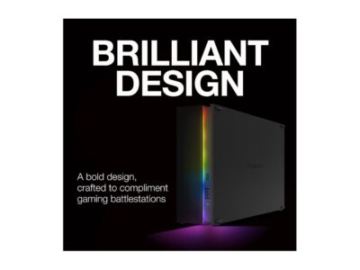 Seagate FireCuda Gaming Hub External Hard Drive HDD 16TB - USB 3.2, Customizable RGB LED Lighting, Dual Forward-Facing USB for Desktop PC with Rescue Services (STKK16000400) wholesale