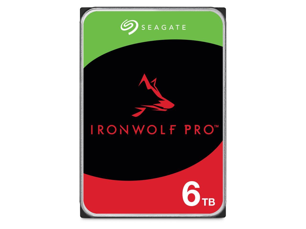 Seagate IronWolf Pro ST6000NT001 6TB 7200 RPM 256MB Cache SATA 6.0Gb/s 3.5" Internal Hard Drive - Image 2