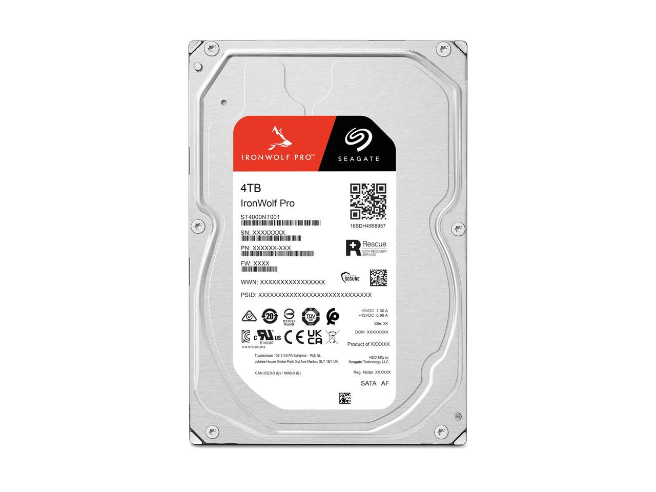 Seagate IronWolf Pro ST4000NT001 4TB 7200 RPM 256MB Cache SATA 6.0Gb/s 3.5" Internal Hard Drive - Image 7