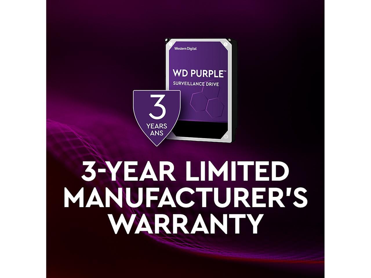 WD Purple WD81PURZ 8TB 5400 RPM 256MB Cache SATA 6.0Gb/s 3.5" Internal Hard Drive Bare Drive - Image 5