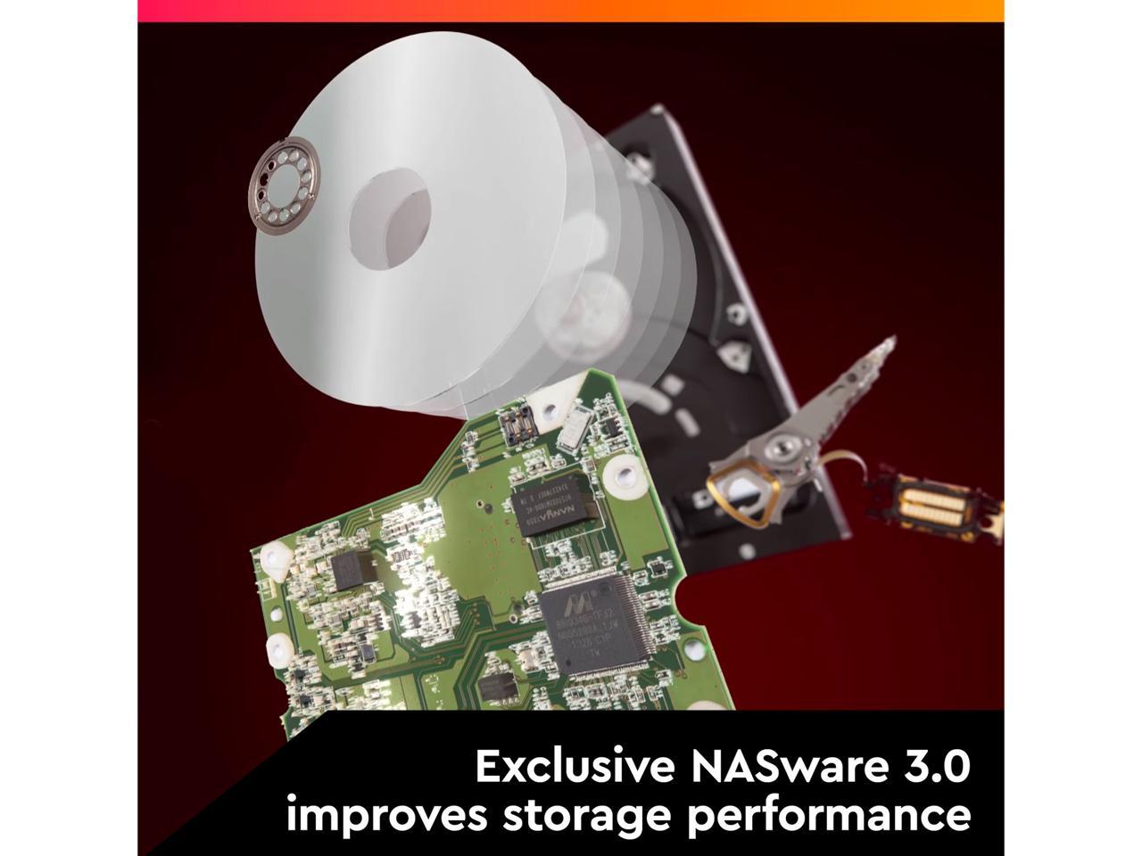 WD Red Plus 14TB NAS Hard Disk Drive - 5400 RPM Class SATA 6Gb/s, CMR, 512MB Cache, 3.5 Inch - WD140EFFX - Image 5