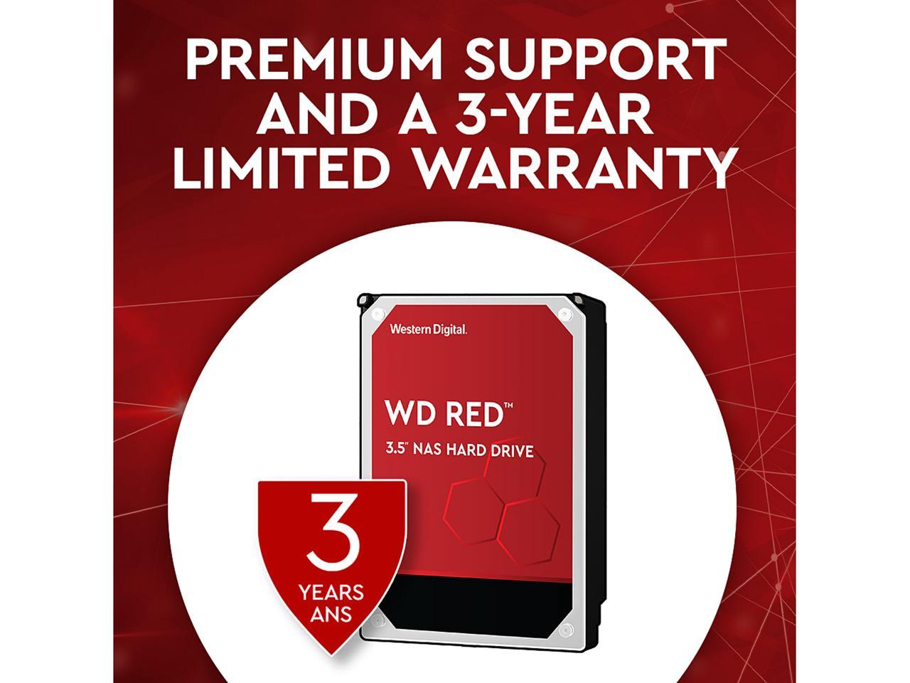WD Red 4TB NAS Internal Hard Drive - 5400 RPM Class, SATA 6Gb/s, SMR, 256MB Cache, 3.5" - WD40EFAX - Image 3