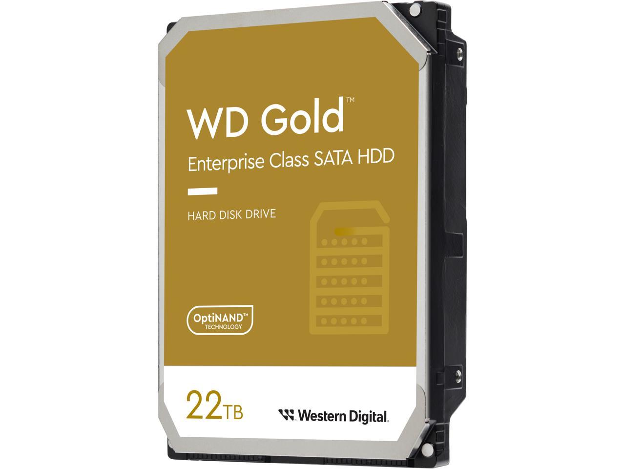 Western Digital 22TB WD Gold Enterprise Class SATA Internal Hard Drive HDD - 7200 RPM, SATA 6 Gb/s, 512 MB Cache, 3.5" - WD221KRYZ - Image 3