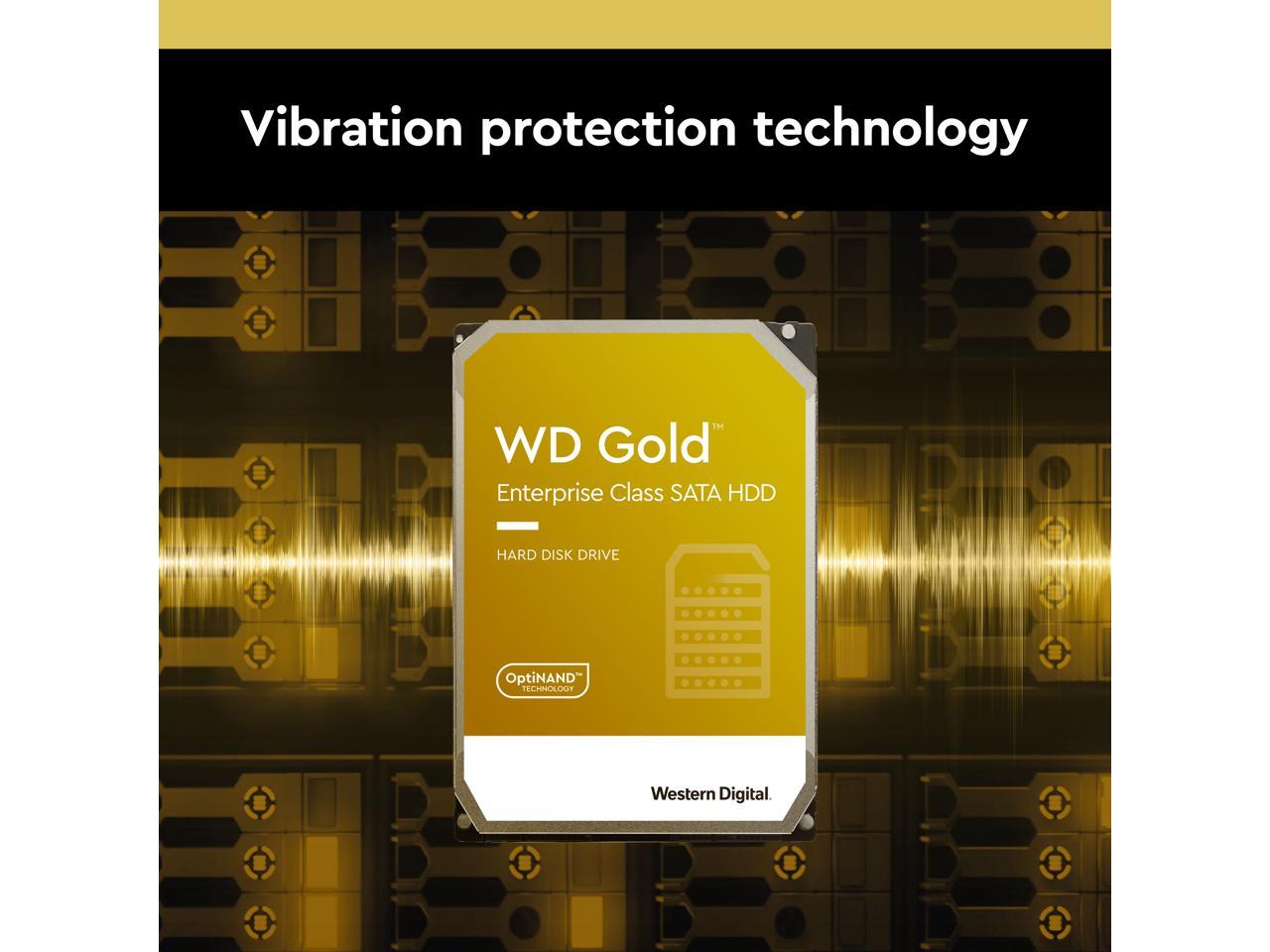 Western Digital 22TB WD Gold Enterprise Class SATA Internal Hard Drive HDD - 7200 RPM, SATA 6 Gb/s, 512 MB Cache, 3.5" - WD221KRYZ - Image 4