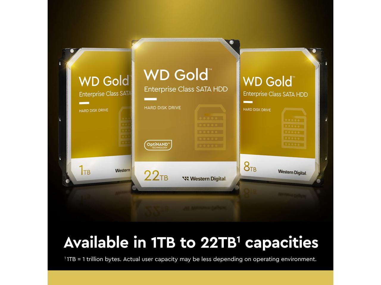 Western Digital 22TB WD Gold Enterprise Class SATA Internal Hard Drive HDD - 7200 RPM, SATA 6 Gb/s, 512 MB Cache, 3.5" - WD221KRYZ - Image 6