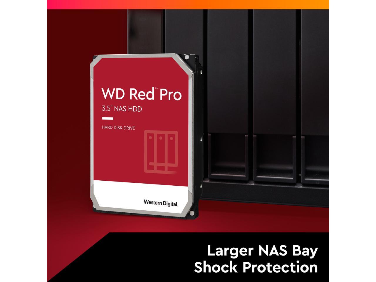 Western Digital 22TB WD Red Pro NAS Internal Hard Drive HDD - 7200 RPM, SATA 6 Gb/s, CMR, 512 MB Cache, 3.5" - WD221KFGX - Image 4