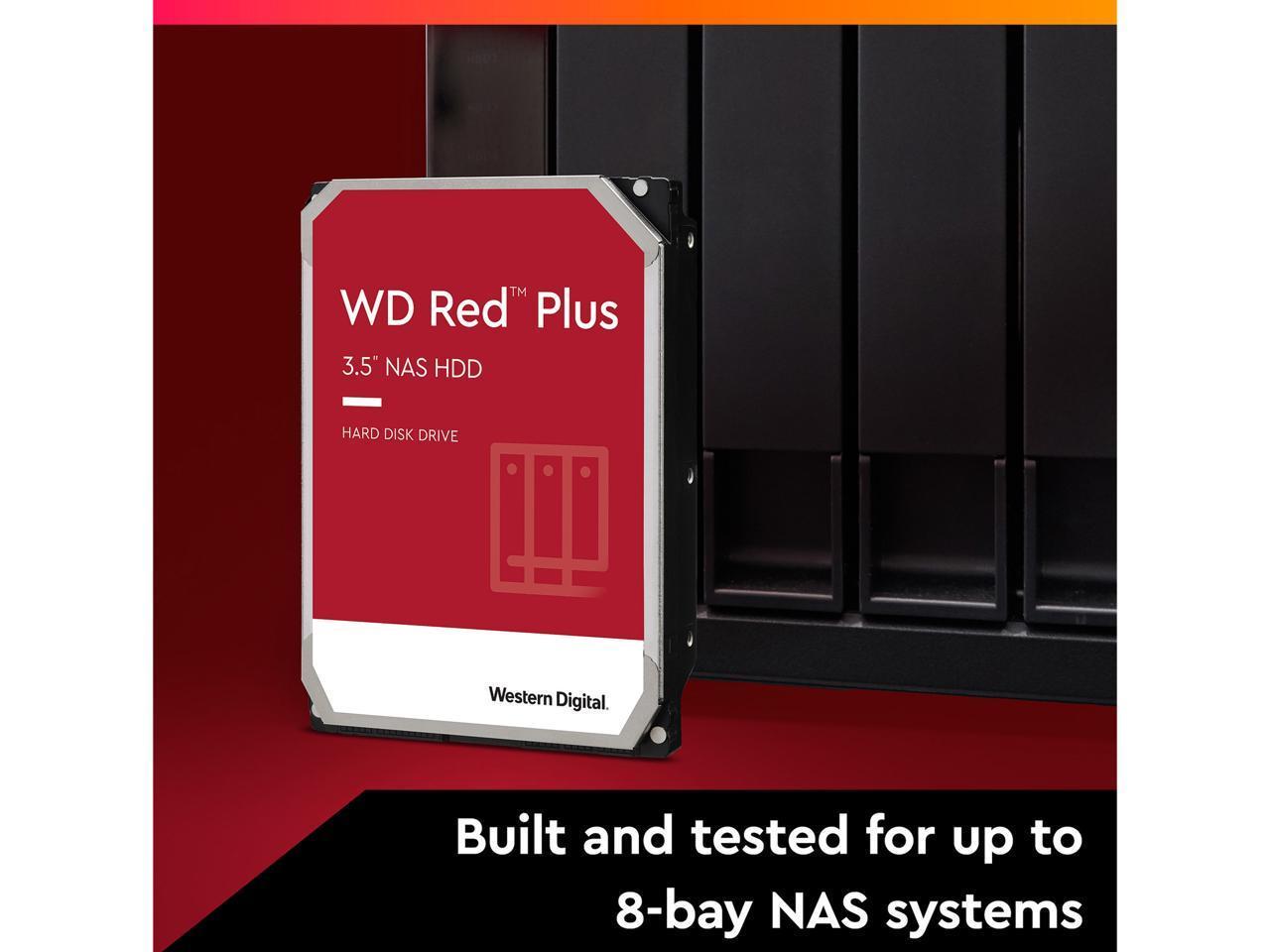 WD Red Plus WD60EFPX 6TB 5400 RPM 256MB Cache SATA 6.0Gb/s 3.5" Hard Drives - Image 3