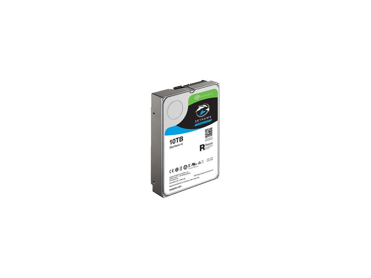 Seagate SkyHawk AI 10TB Surveillance Hard Drive 256MB Cache SATA 6.0Gb/s 3.5" Internal Hard Drive ST10000VE0004 - Image 4