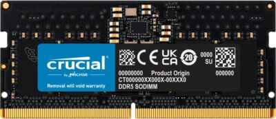 Crucial 8GB DDR5 4800 (PC4 38400) Laptop Memory Model CT8G48C40S5 wholesale