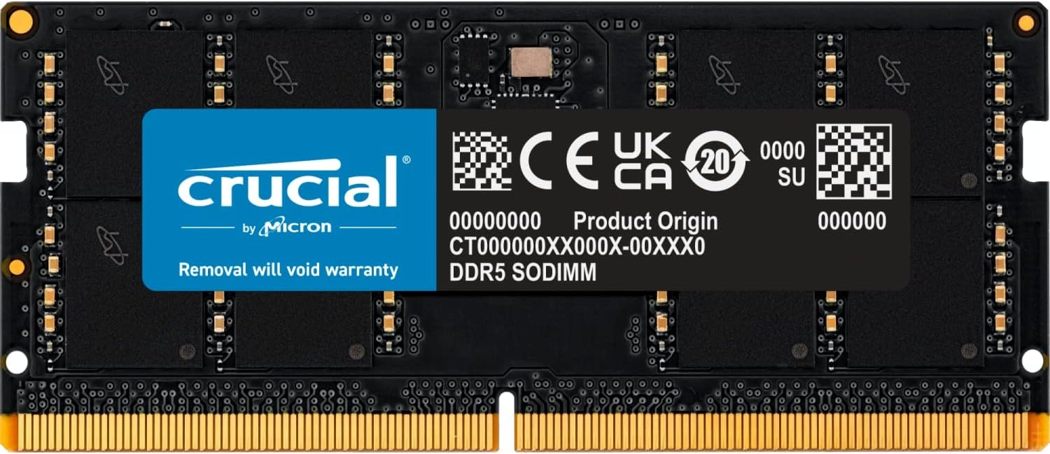 Crucial 8GB DDR5 4800 (PC4 38400) Laptop Memory Model CT8G48C40S5 - Image 8