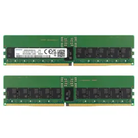 Samsung 32GB DDR5 4800MHz PC5-38400 ECC RDIMM 2Rx8 Dual Rank 1.1V Registered DIMM 288-Pin Server RAM Memory M321R4GA3BB6-CQK
