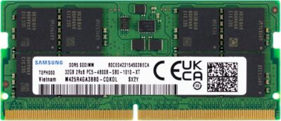 Samsung 32GB DDR5 4800MHz PC5-38400 CL40 SODIMM 2Rx8 Dual Rank 1.1V 262-Pin Laptop RAM Memory M425R4GA3BB0-CQK wholesale