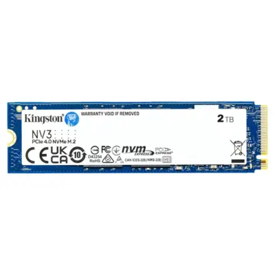 Kingston NV3 2TB M.2 2280 NVMe SSD | PCIe 4.0 Gen 4x4 | Up to 6000 MB/s | SNV3S/2000G wholesale Kingston NV3 2TB M.2 2280 NVMe SSD | PCIe 4.0 Gen 4x4 | Up to 6000 MB/s | SNV3S/2000G wholesale