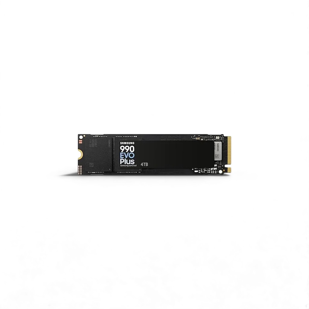 Samsung Internal SSD 990 EVO Plus, NVMe 2.0 PCIe 4.0 x 4/5.0x2, 4TB, Read Speed up to 7250MB/s, Ideal for Gaming and Office, MZ-V9S4T0BW