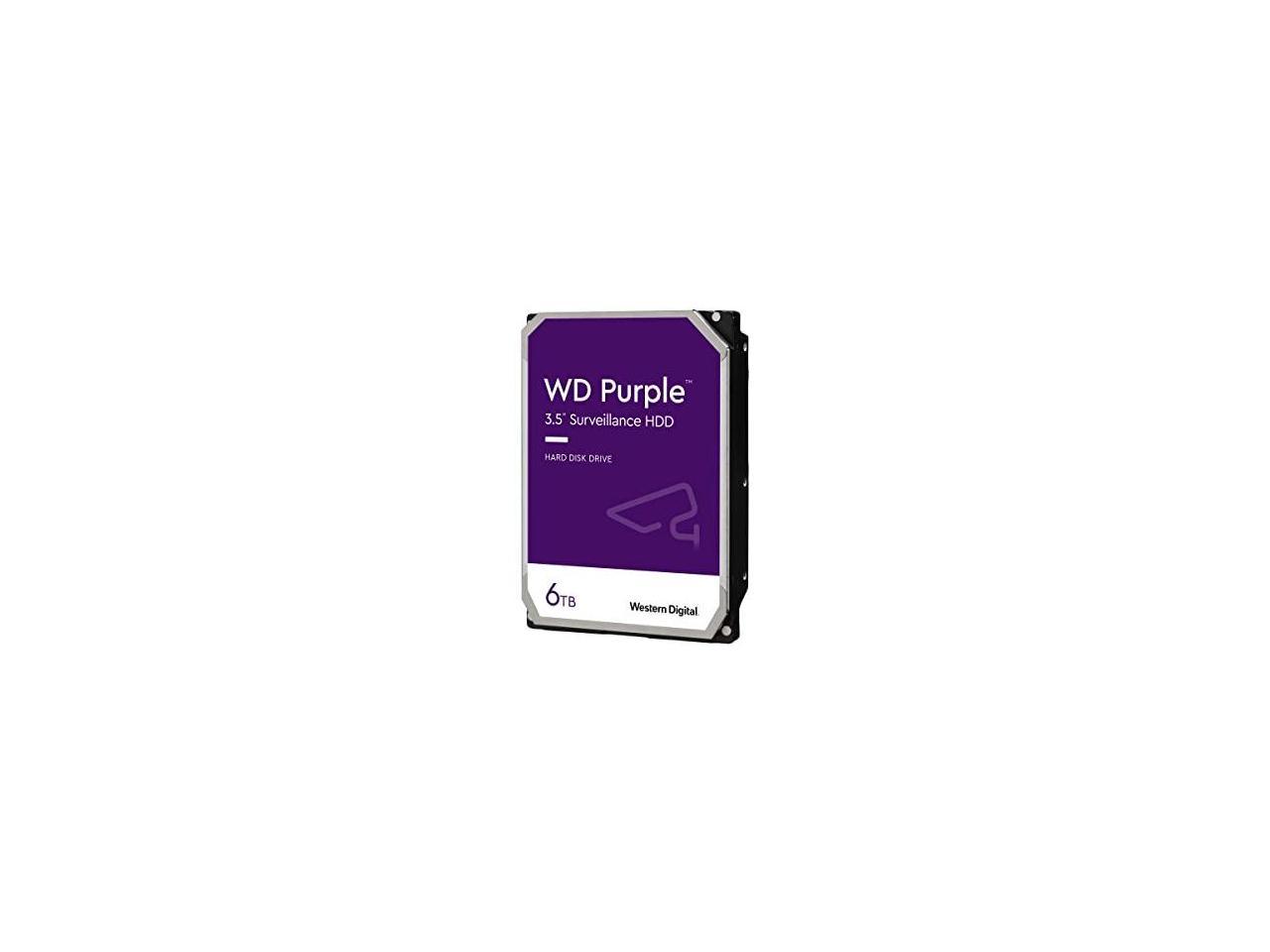 Western Digital Purple Surveillance 3.5-inch 5400rpm SATA Internal Hard Drive 6TB (WD64PURZ) - Image 2