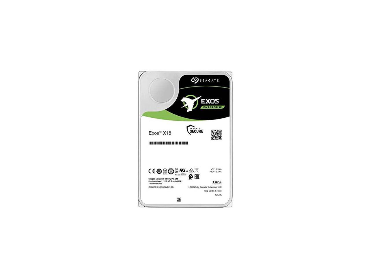 Seagate Exos X18 ST14000NM001J 14TB 7200 RPM 256MB Cache SATA 6.0Gb/s 3.5" Internal Hard Drive, SED - Image 6