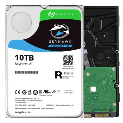 Seagate SkyHawk AI ST10000VE0008 10TB 7200 RPM 256MB Cache SATA 6.0Gb/s 3.5" Internal Hard Drive Bare Drive wholesale