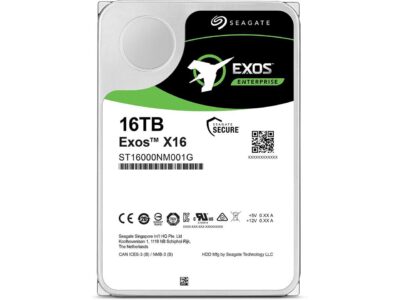 Seagate Exos 16TB Enterprise HDD X16 SATA 6Gb/s 512e/4Kn 7200 RPM 256MB Cache 3.5" Internal Hard Drive ST16000NM001G wholesale