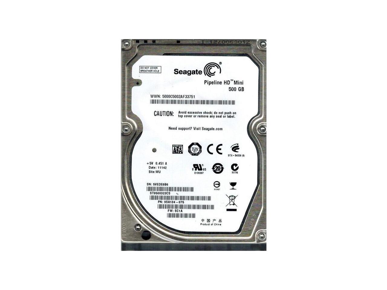 Seagate ST9500323CS 500GB 5400 RPM 8MB Cache SATA 3.0Gb/s 2.5" Internal Notebook Hard Drive Bare Drive - Image 3