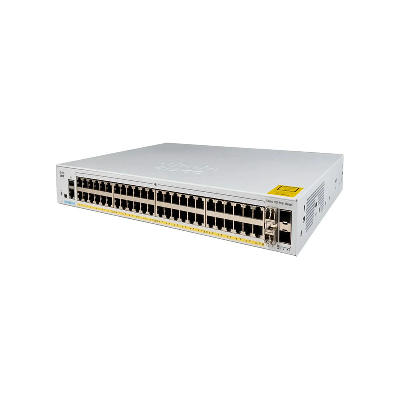 Cisco Catalyst 1000 Series 48 Port Gigabit Ethernet Switch (with 4 SFP uplink ports) C1000-48T-4G-L