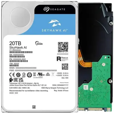 Seagate SkyHawk AI SATA III 3.5" Internal Hard Drive #ST20000VE003 wholesale