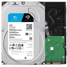 Seagate Skyhawk 6TB Video Internal HDD C 3.5 Inch SATA 6Gb/s 256MB Cache for (ST6000VX009)