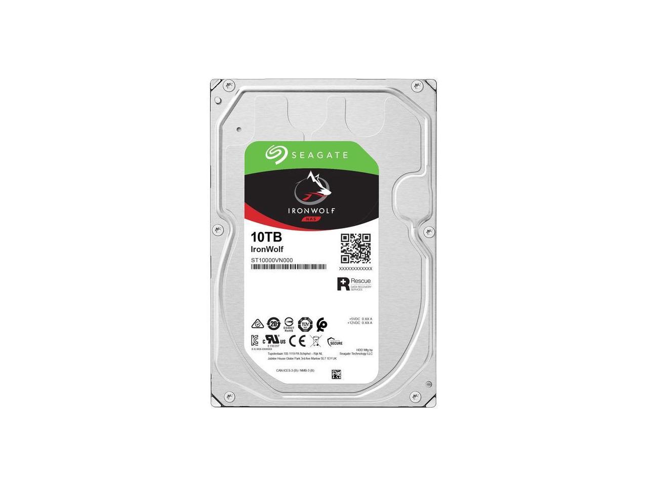 Seagate IronWolf ST10000VN000 10TB 7200 RPM 256MB Cache SATA 6.0Gb/s 3.5" Hard Drives Bare Drive - Image 7