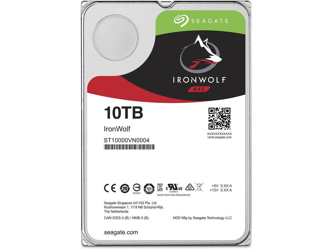 Seagate IronWolf ST10000VN000 10TB 7200 RPM 256MB Cache SATA 6.0Gb/s 3.5" Hard Drives Bare Drive - Image 11