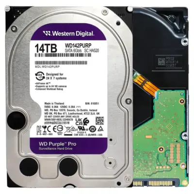 WD Purple Pro WD142PURP 14TB 7200 RPM 512MB Cache SATA 3.5" Internal Hard Drive Bare Drive wholesale WD Purple Pro WD142PURP 14TB 7200 RPM 512MB Cache SATA 3.5" Internal Hard Drive Bare Drive wholesale
