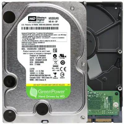 Western Digital AV-GP WD20EURS 2TB 64MB Cache SATA 3.0Gb/s 3.5" Internal Hard Drive Bare Drive wholesale Western Digital AV-GP WD20EURS 2TB 64MB Cache SATA 3.0Gb/s 3.5" Internal Hard Drive Bare Drive wholesale