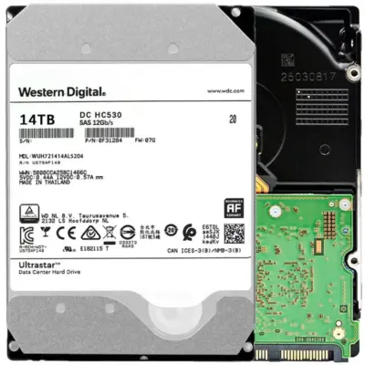WD Ultrastar DC HC530 14TB SAS 3.5" 512MB WUH721414AL5204 HDD Hard Disk Drive wholesale WD Ultrastar DC HC530 14TB SAS 3.5" 512MB WUH721414AL5204 HDD Hard Disk Drive wholesale