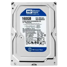 Western Digital 160 GB Caviar Blue SATA 7200 RPM 8 MB Cache Bulk/OEM Desktop Hard Drive WD1600AAJS