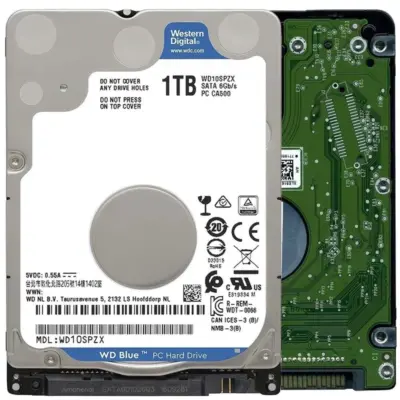WD Blue 1TB 5400 RPM 128MB Cache SATA 6.0Gb/s 2.5" Mobile Hard Drive WD10SPZX wholesale