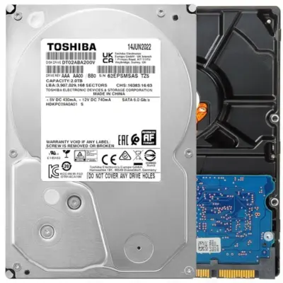 TOSHIBA DT02-V 2TB 3.5" 128MB DT02ABA200V HDD Hard Disk Drive wholesale TOSHIBA DT02-V 2TB 3.5" 128MB DT02ABA200V HDD Hard Disk Drive wholesale