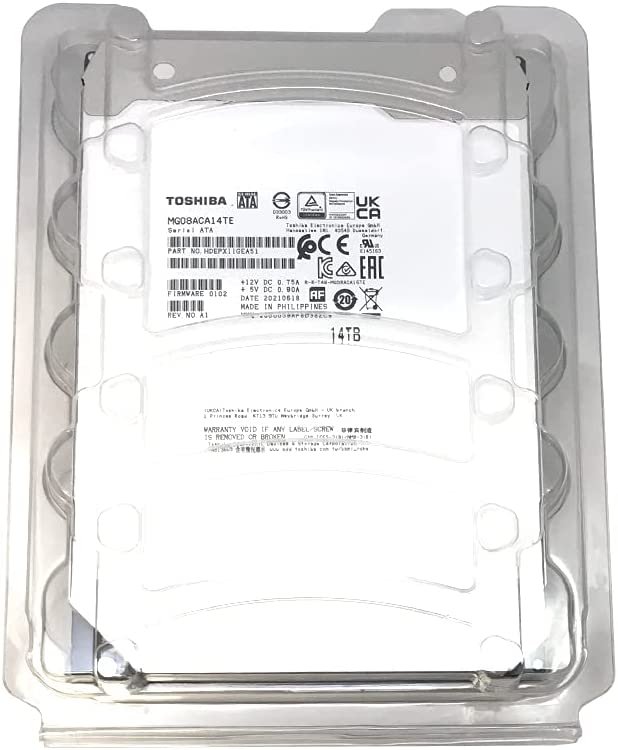 Toshiba 14TB Enterprise HDD SATA 6.0Gb/s 512e 7200 RPM 512MB Cache 3.5" Internal Hard Drive MG08ACA14TE - Image 6