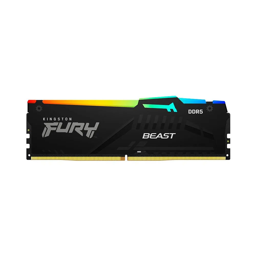 Kingston FURY Beast 16GB 288-Pin PC RAM DDR5 5600 (PC5 44800) Desktop Memory Model KF556C40BB-16